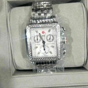 Michele Mother of Pearl 120 Diamonds Ladies Watch